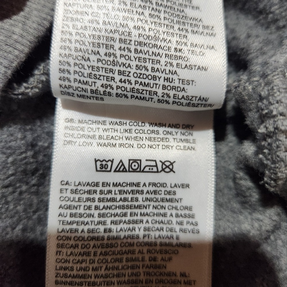 The North Face Mens Sweatshirt Hoodie Size XL Pullover Gray - Picture 5 of 5